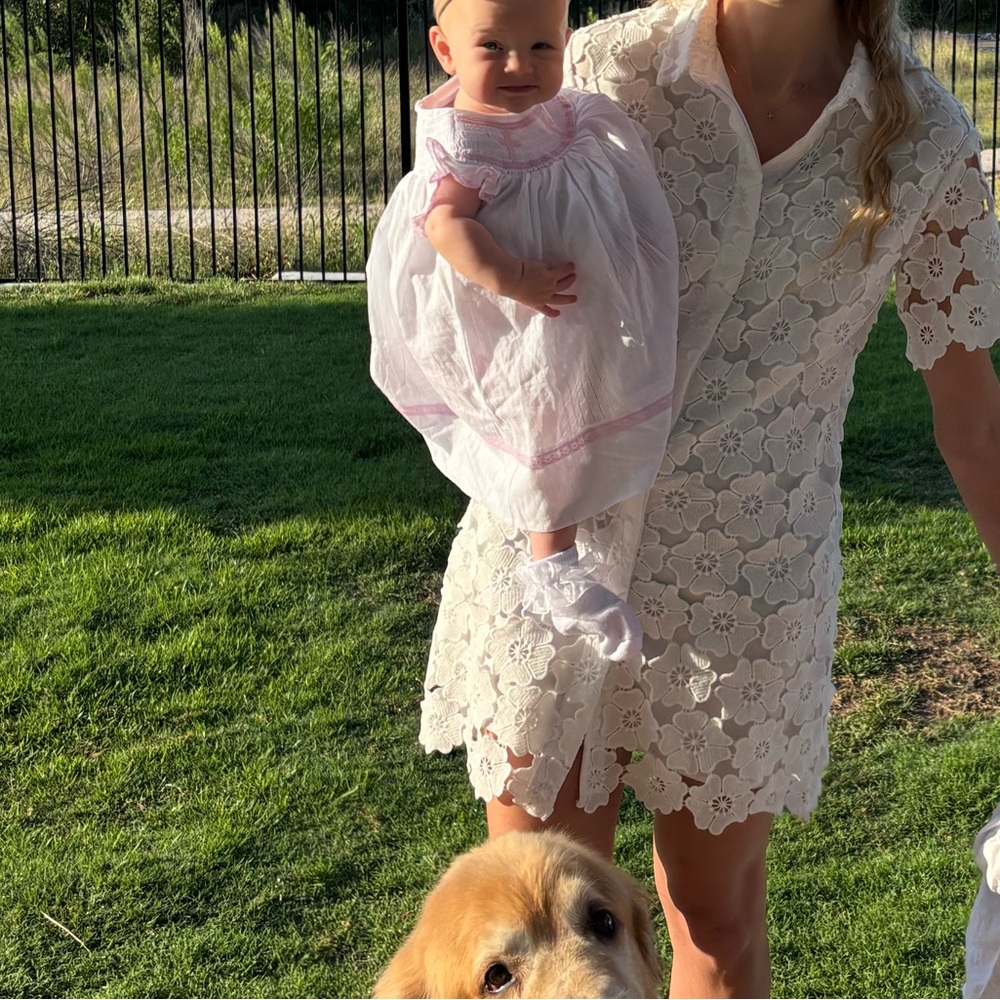 Petal and Pup white floral Dress